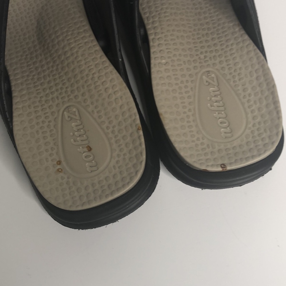 nothinZ Black Comfort Sandals UNISEX - Picture 5 of 7